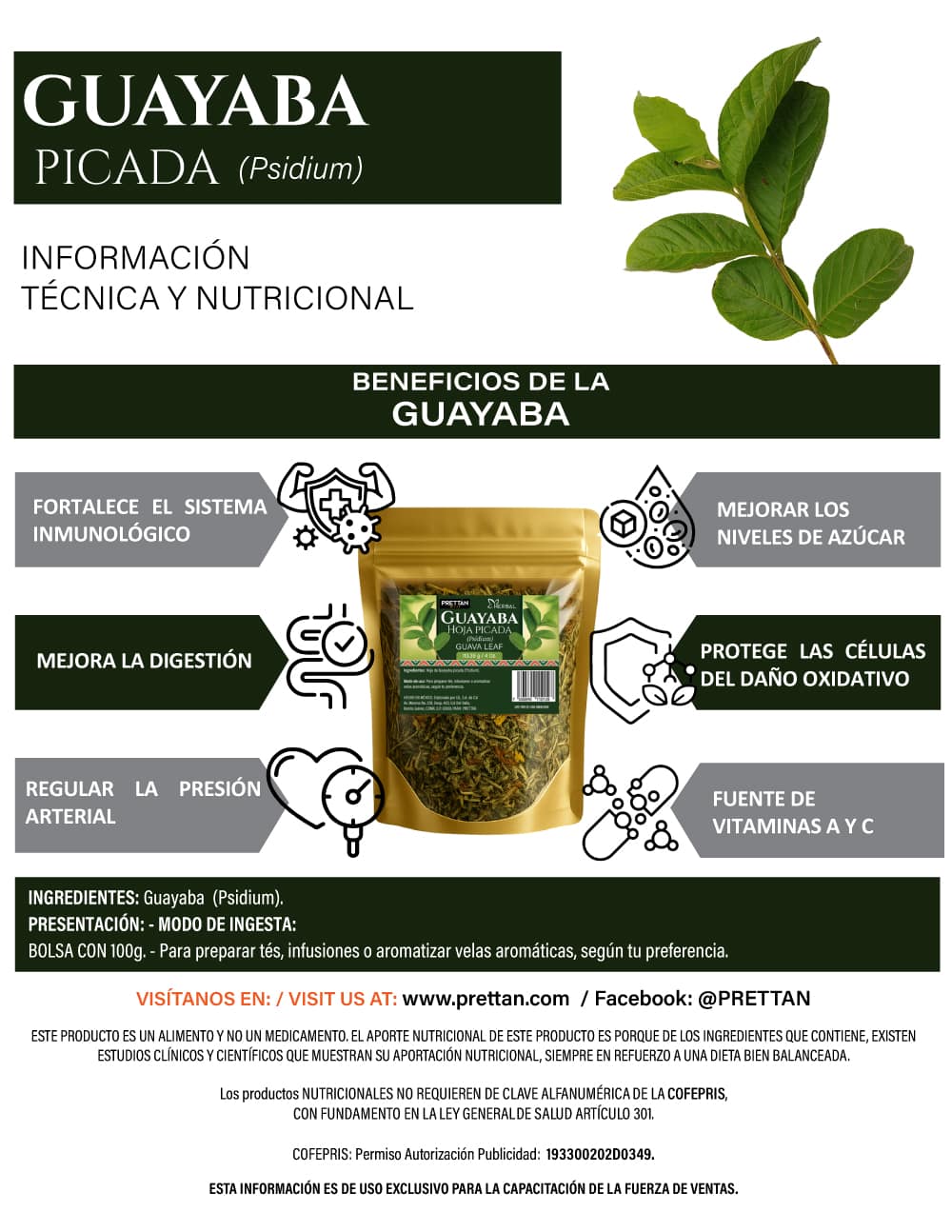 GUAYABA PICADA 100G - Imagen 2
