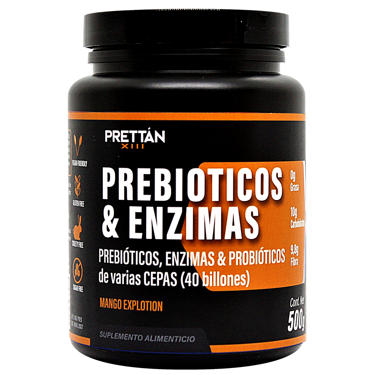 PREBIOTICOS & ENZIMAS SABOR MANGO EXPLOTION 500G