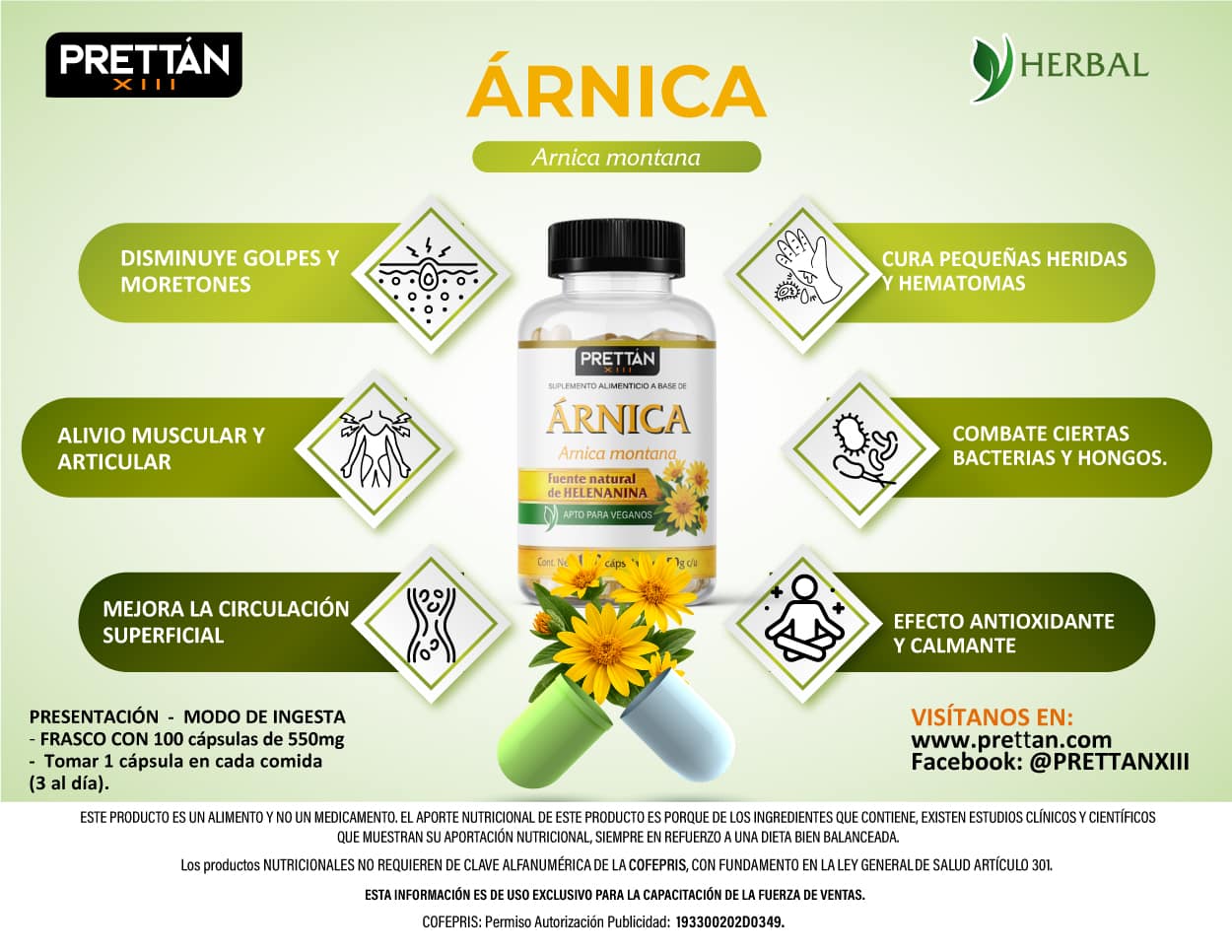 ÁRNICA 100 CÁPSULAS - Imagen 2
