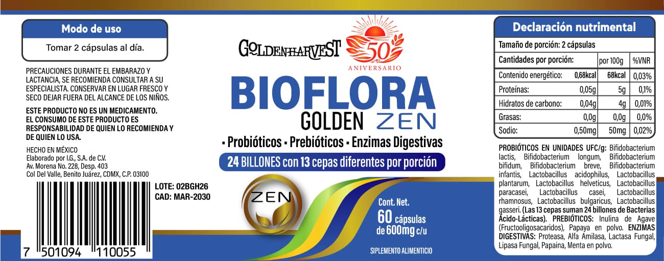 BIOFLORA GOLDEN ZEN - Imagen 2