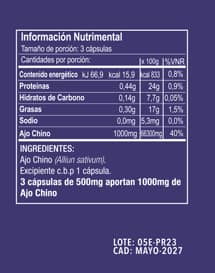 Ajo Chino 1000 mg - Imagen 4