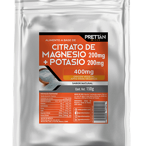 Citrato de magnesio y potasio (Polvo sabor natural)