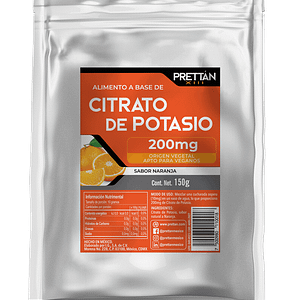 Citrato de potasio (Polvo sabor naranja)