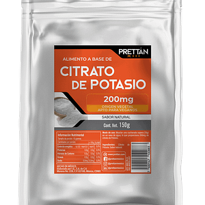 Citrato de potasio (Polvo sabor natural)