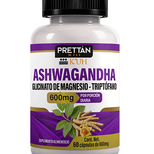 AHSWAGANDHA - Glicinato de Magnesio - Triptófano