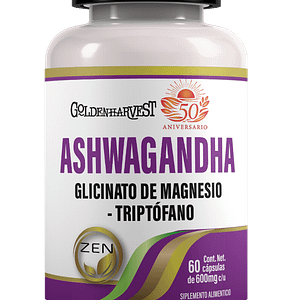 ASHWAGANDHA GLICINATO DE MAGNESIO Y TRIPTÓFANO