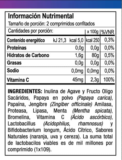 Prebióticos, Probióticos, Vitamina C, Jengibre y Enzimas Digestivas Kids - Imagen 4