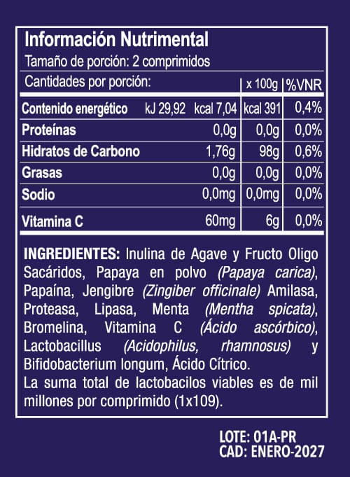 Prebióticos, Probióticos, Vitamina C y Jengibre - Imagen 4