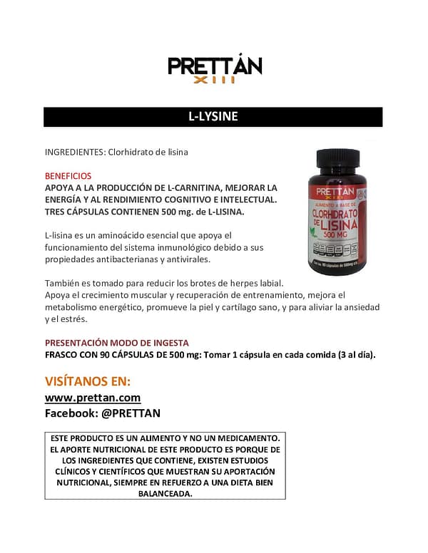 l carnitina beneficios pdf L-Lysine – Prettán XIII Health & Personal :: liver & Kidney Color:Pink