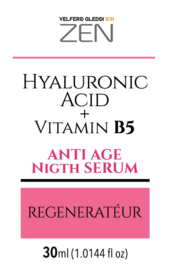 HYALURONIC ACID + VITAMINA B5 ANTI AGE NIGTH SERUM- REGENERATÉUR - Imagen 5