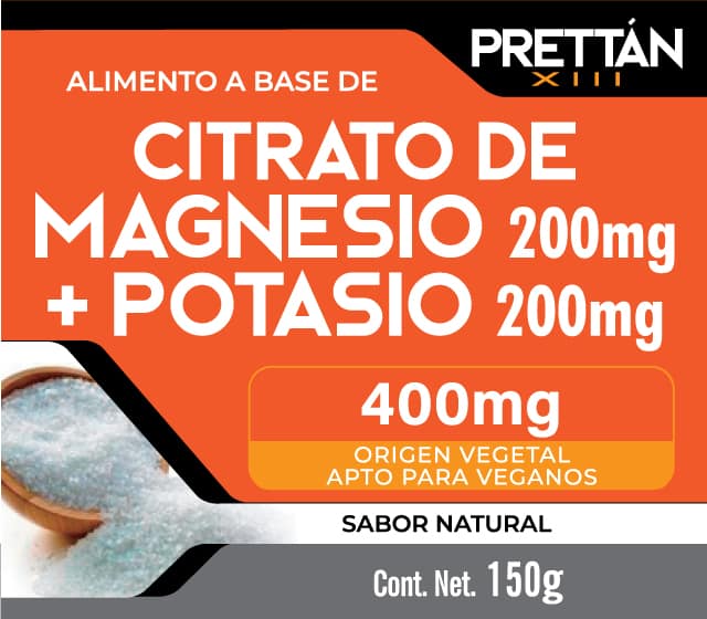 Citrato de magnesio y potasio (Polvo sabor natural) - Imagen 2