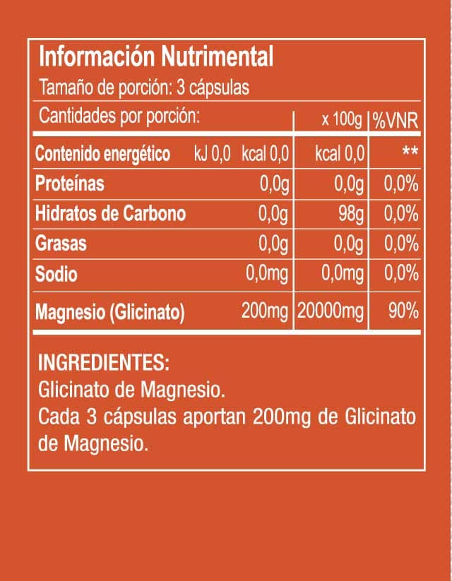Glicinato de magnesio (Cápsulas) - Imagen 4
