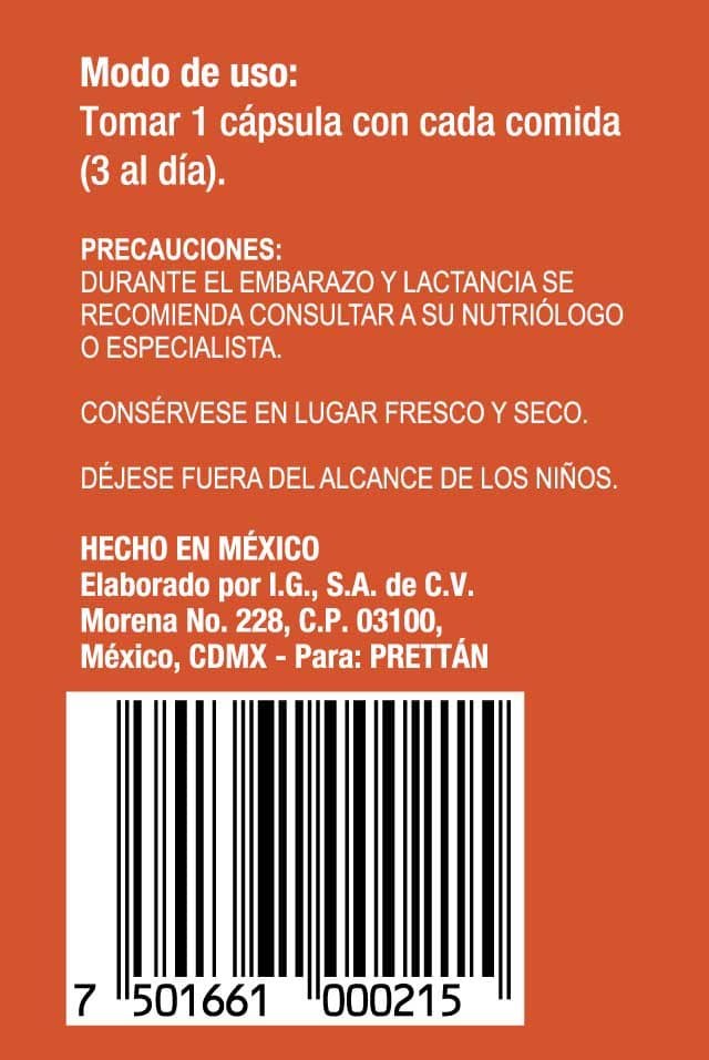 Glicinato de magnesio (Cápsulas) - Imagen 3