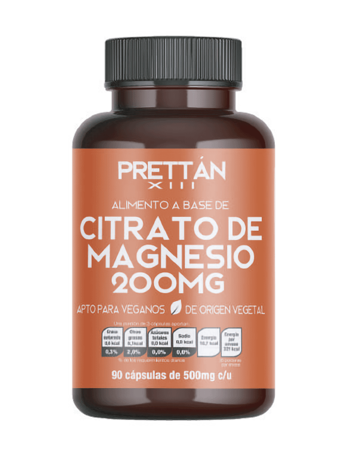 Citrato de magnesio 200 mg