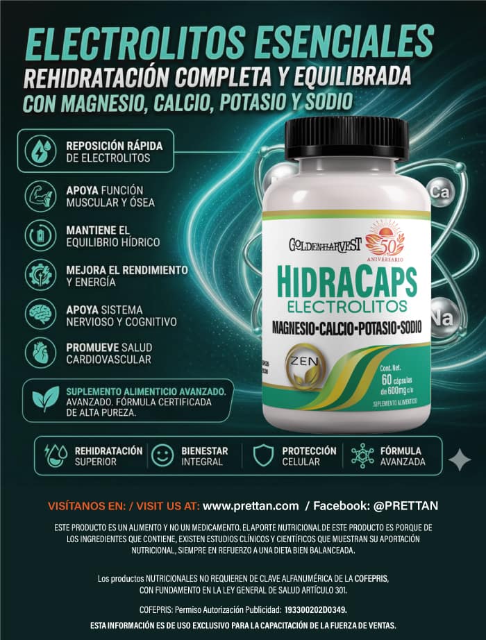 HIDRA CAPS ELECTROLITOS - Imagen 3