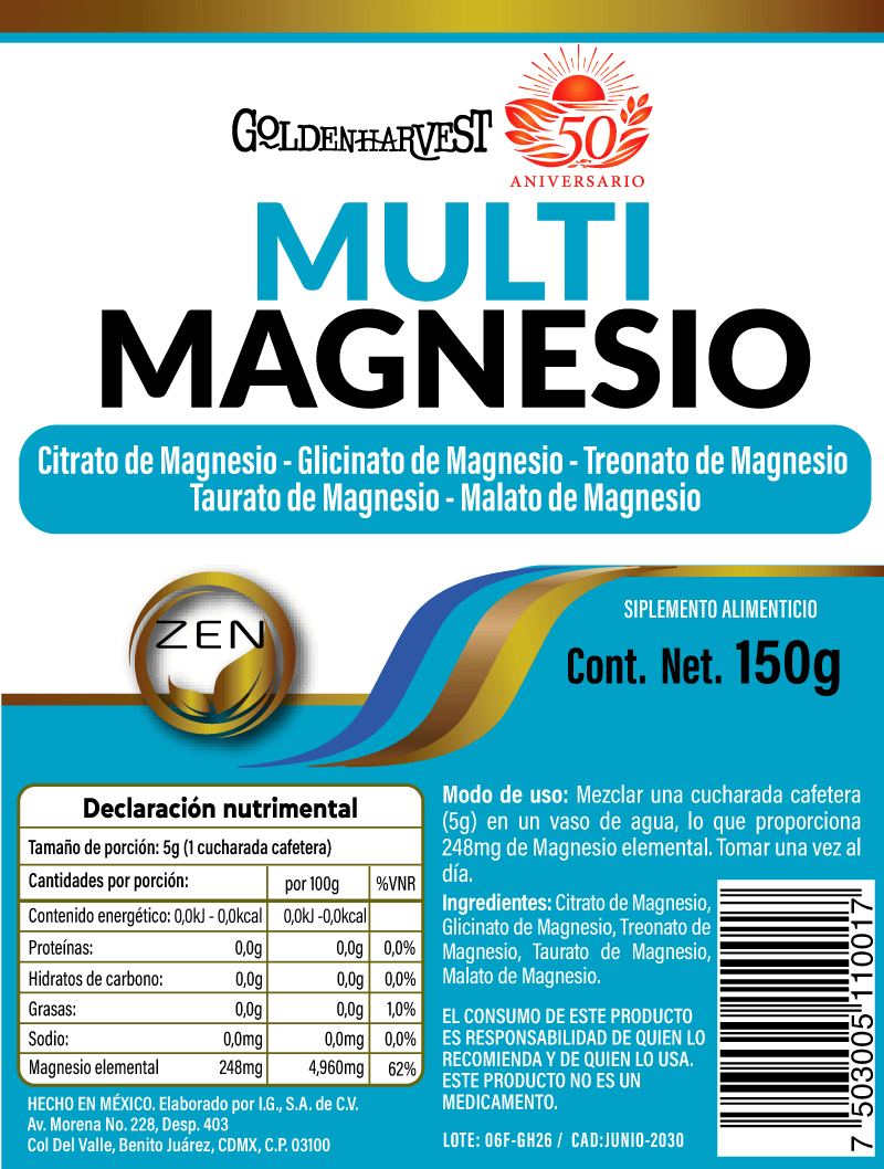 MULTI MAGNESIO POLVO - Imagen 2