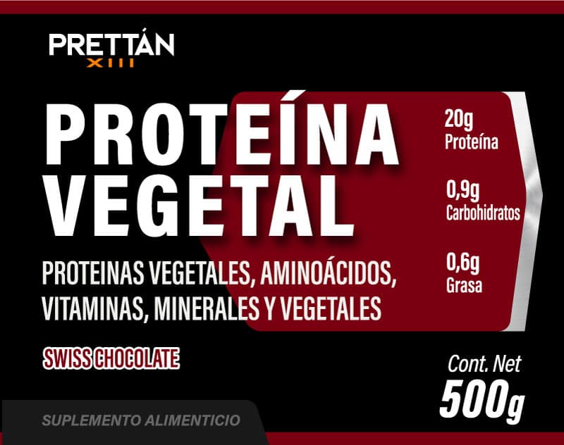 Proteína vegetal, aminoácidos, vitaminas y minerales (Sabor Swiss chocolate) - Imagen 3