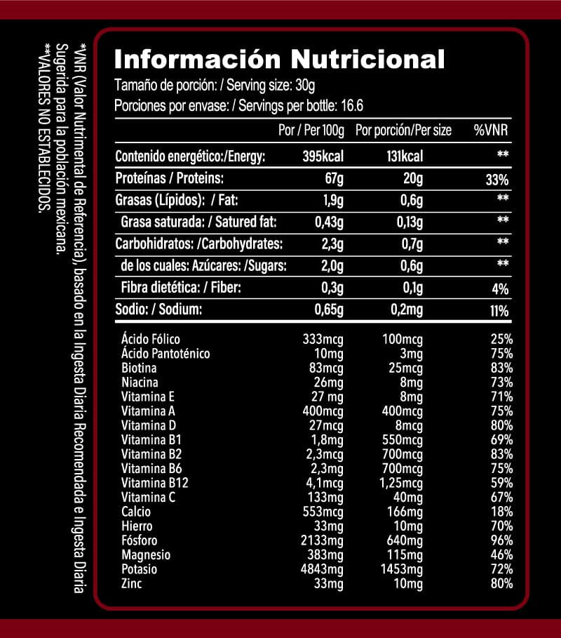 Proteína vegetal, aminoácidos, vitaminas y minerales (Sabor Swiss chocolate) - Imagen 4
