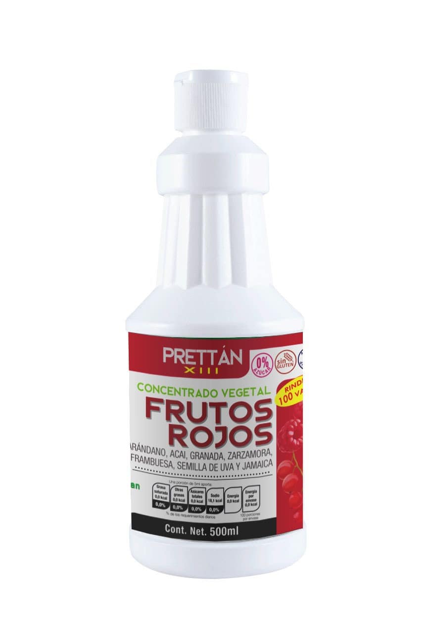 Frutos Rojos Liquido Concentrado Antioxidante 500 ml