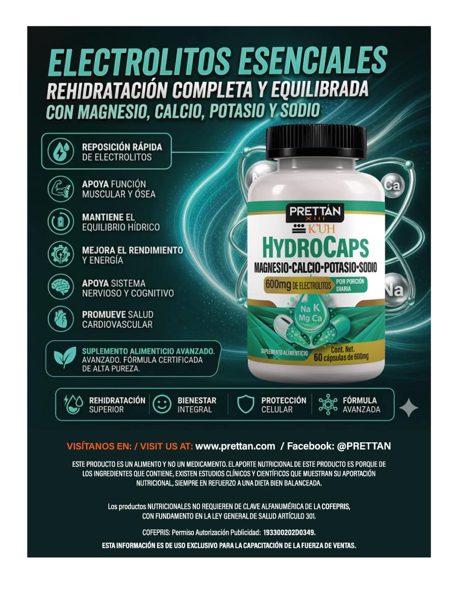 ELECTROLITOS HYDRO CAPS - Imagen 2