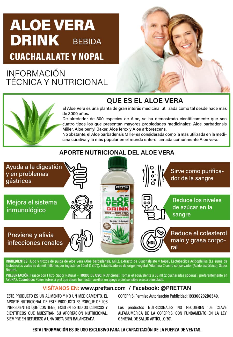 Jugo y pulpa de Aloe Vera (Drink) - Imagen 14