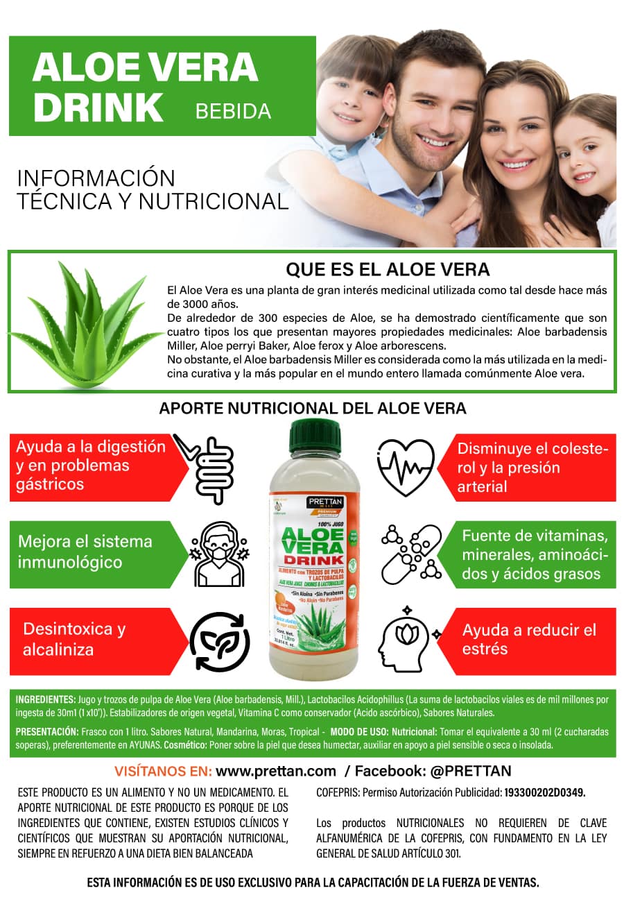 Jugo y pulpa de Aloe Vera (Drink) - Imagen 13