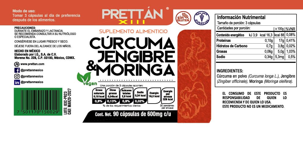 Cúrcuma, jengibre y moringa - Imagen 5