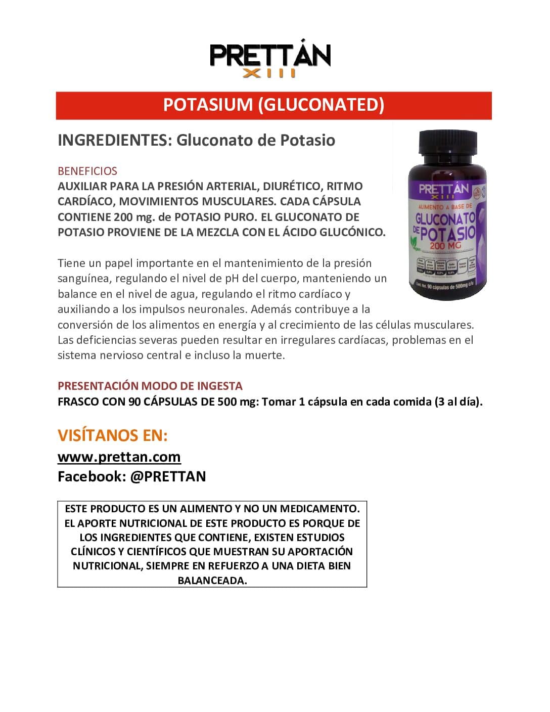 Gluconato de Potasio - Imagen 8