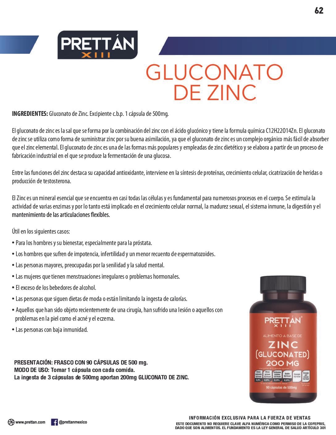 Gluconato de Zinc - Imagen 5
