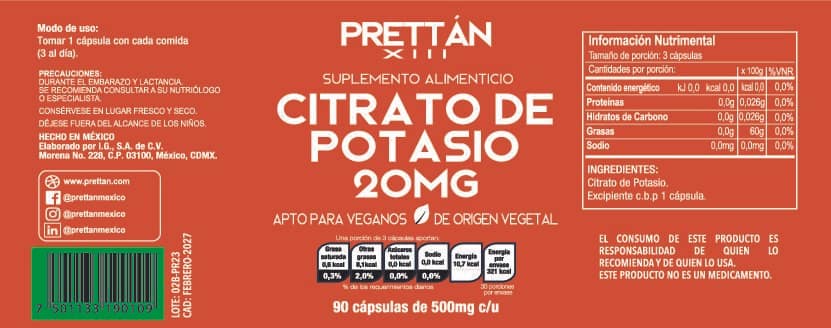 Citrato de Potasio - Imagen 9
