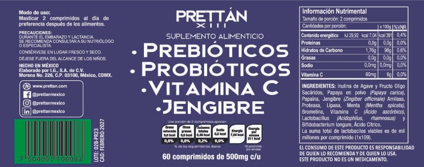 Prebióticos, Probióticos, Vitamina C y Jengibre - Imagen 9