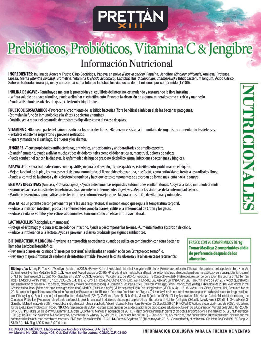 Prebióticos, Probióticos, Vitamina C y Jengibre - Imagen 10