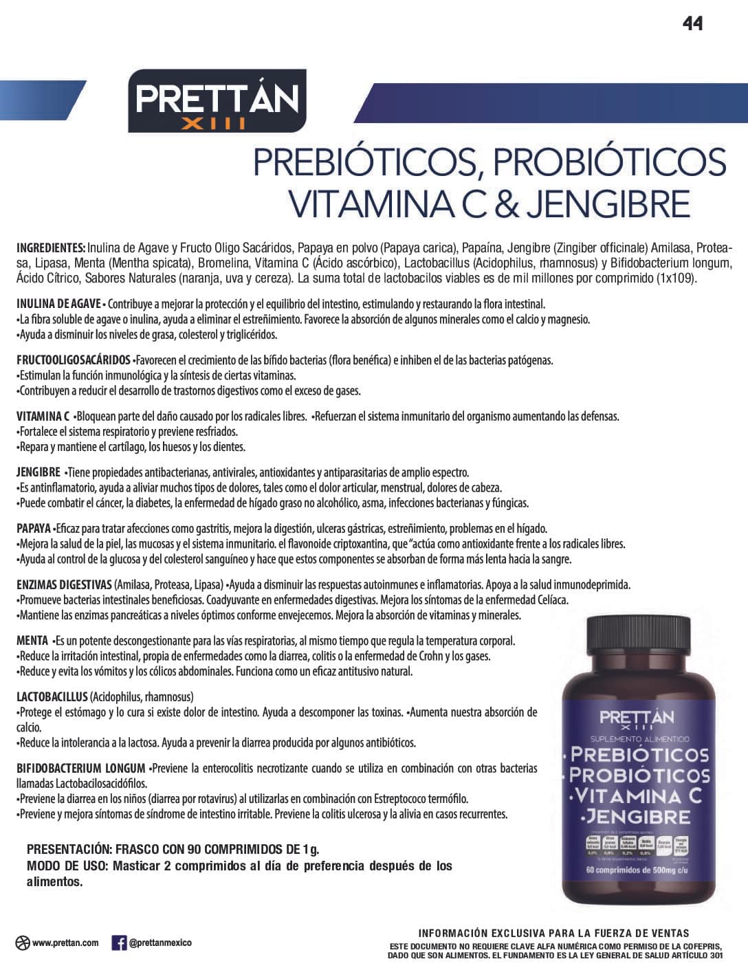 Prebióticos, Probióticos, Vitamina C y Jengibre - Imagen 7