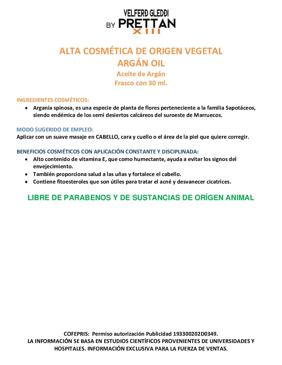 Aceite de Argán (Tratamiento facial y capilar) 30ml - Imagen 4