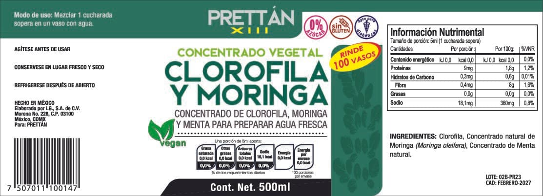 Clorofila con Moringa - Imagen 2