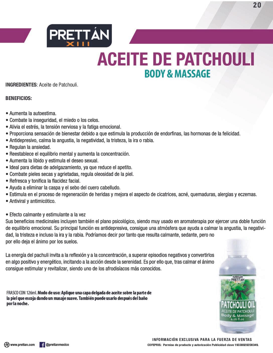 Aceite de Patchouli - Imagen 2