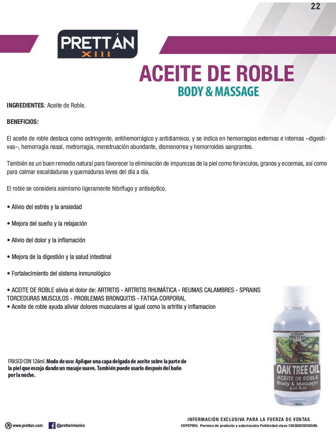 Aceite de Roble - Imagen 3