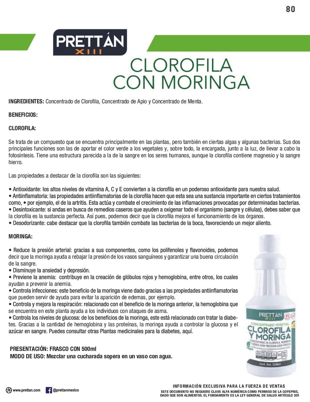 Clorofila con Moringa - Imagen 4