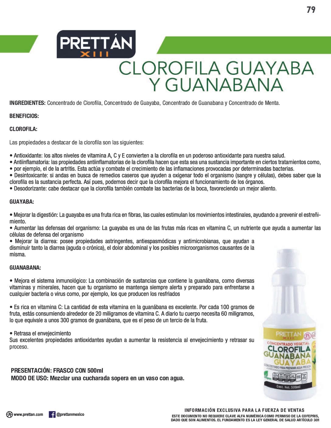 Clorofila Guayaba y Guanábana - Imagen 3