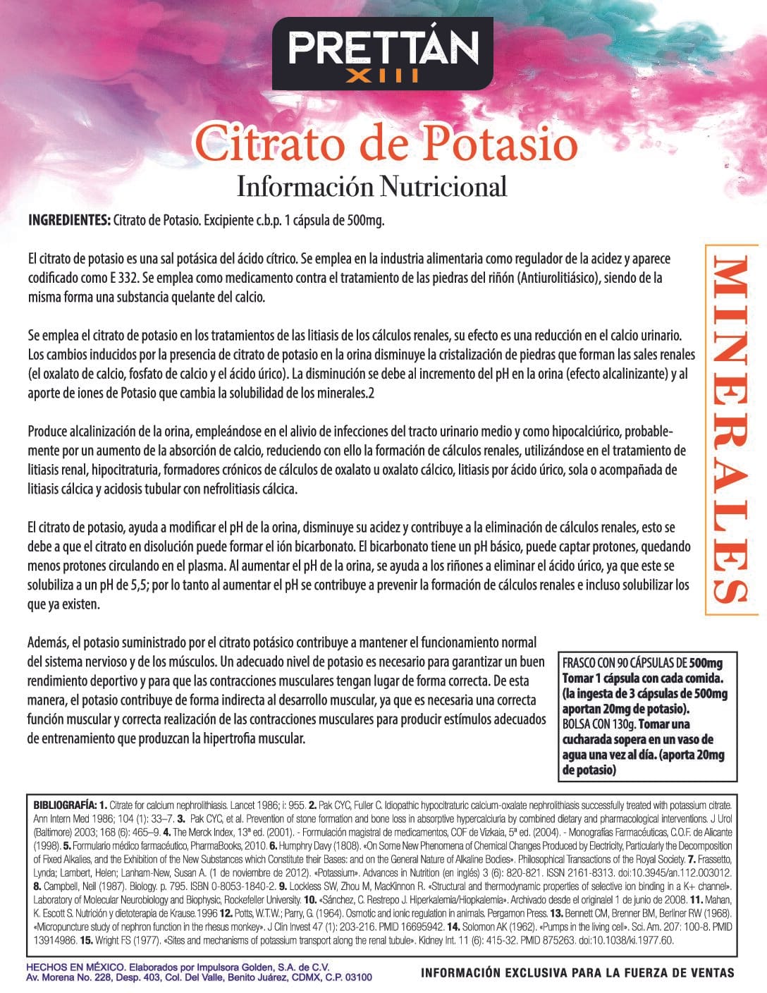 Citrato de potasio en polvo sabor Natural - Imagen 8