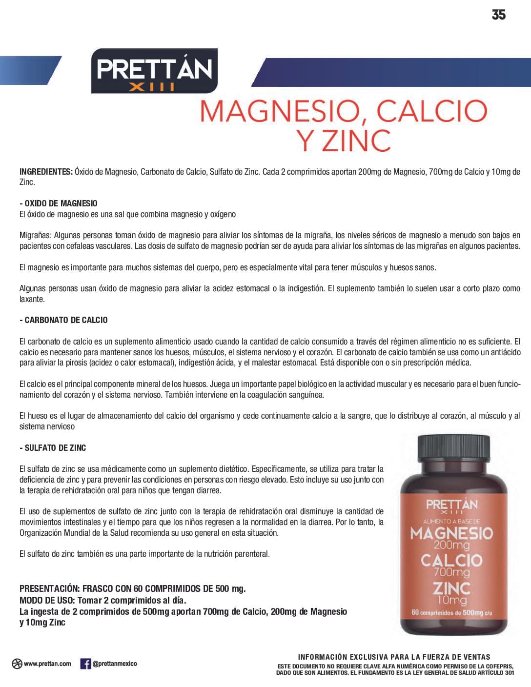Magnesio, calcio y zinc (Cápsulas) - Imagen 9