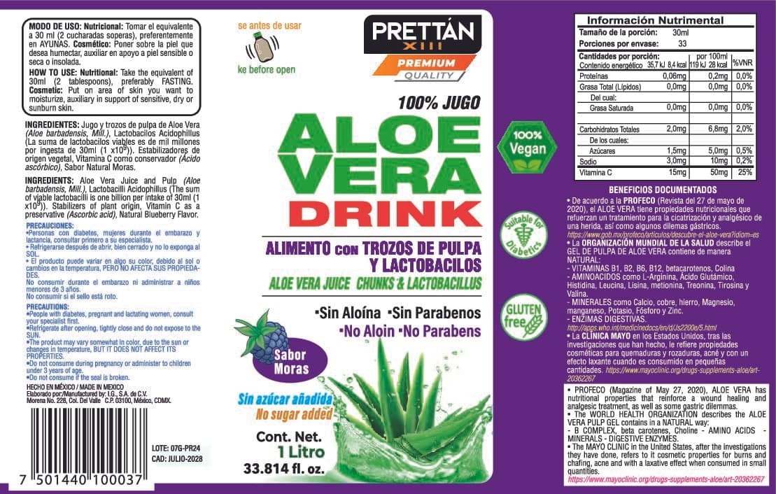 Jugo y pulpa de Aloe Vera (Drink) - Imagen 4