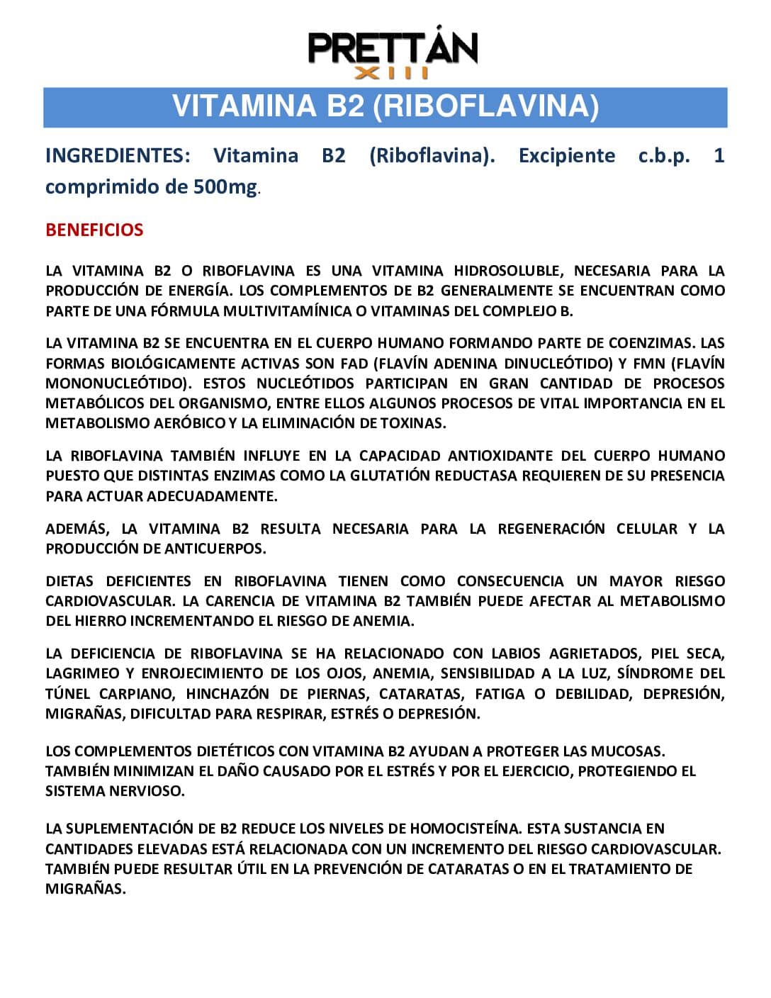 Vitamina B2 - Imagen 7