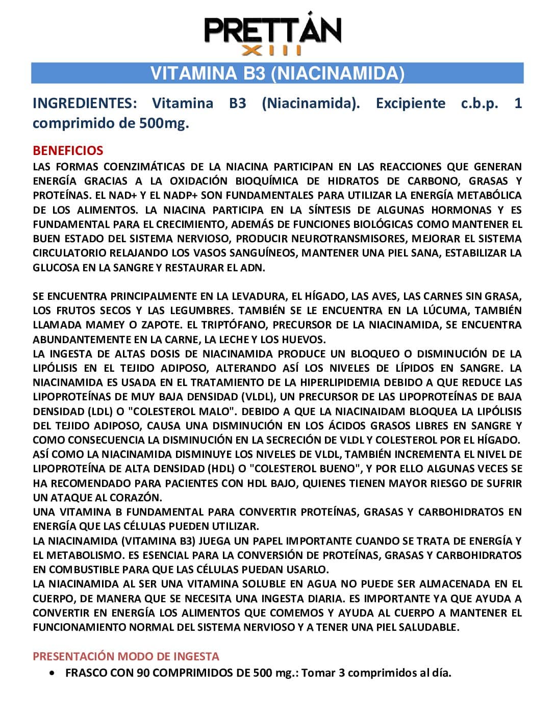 Vitamina B3 (Niacinamida) - Imagen 7