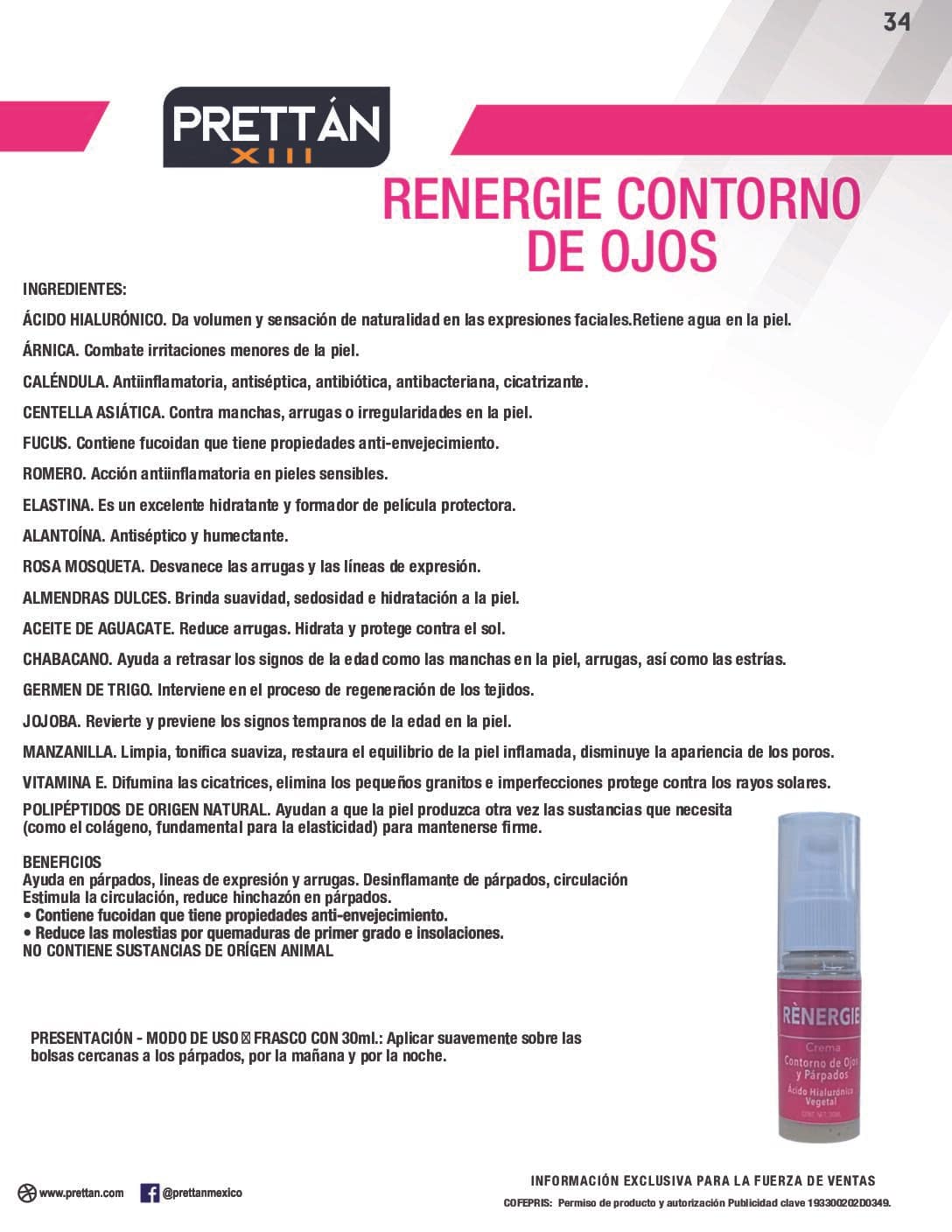 Renergie Contorno de ojos - Imagen 3